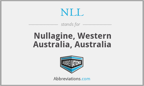 NLL - Nullagine, Western Australia, Australia