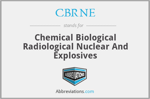 CBRNE - Chemical Biological Radiological Nuclear And Explosives