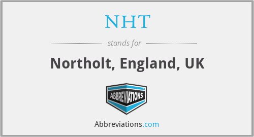 NHT - Northolt, England, UK