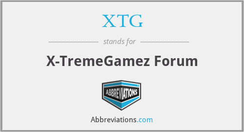 XTG - X-TremeGamez Forum