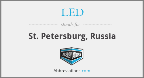 LED - St. Petersburg, Russia