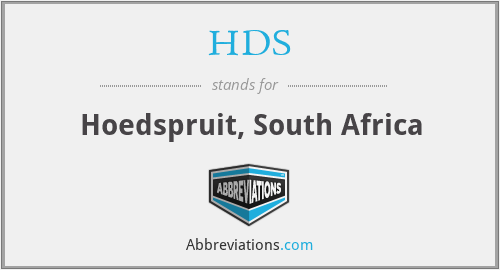 HDS - Hoedspruit, South Africa