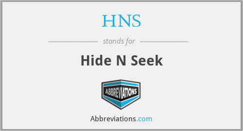 HNS - Hide N Seek