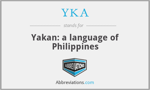 YKA - Yakan: a language of Philippines