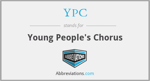 YPC - Young People's Chorus