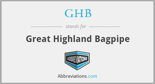 GHB - Great Highland Bagpipe