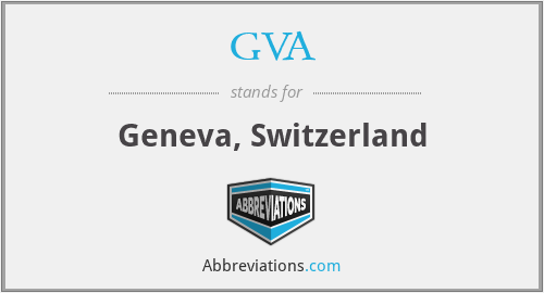 GVA - Geneva, Switzerland