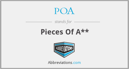POA - Pieces Of A**