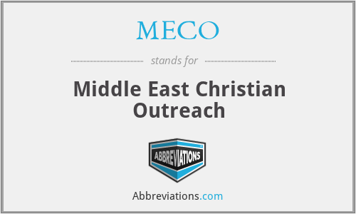 MECO - Middle East Christian Outreach