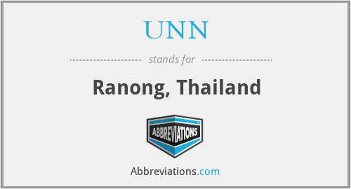 UNN - Ranong, Thailand