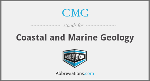 CMG - Coastal and Marine Geology