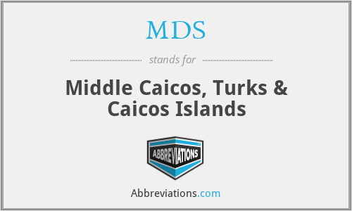 MDS - Middle Caicos, Turks & Caicos Islands