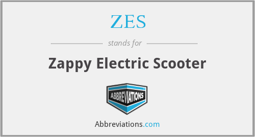 ZES - Zappy Electric Scooter