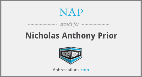 NAP - Nicholas Anthony Prior