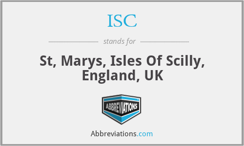 ISC - St, Marys, Isles Of Scilly, England, UK