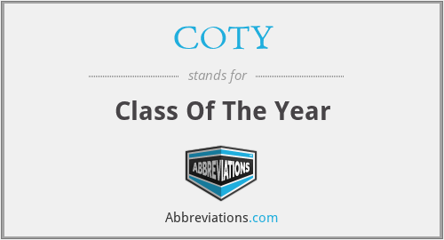 COTY - Class Of The Year
