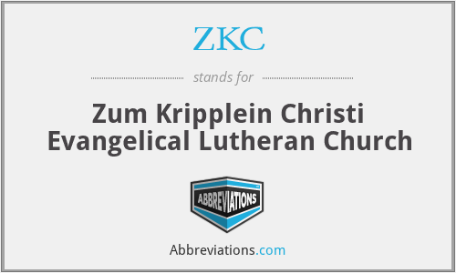 ZKC - Zum Kripplein Christi Evangelical Lutheran Church