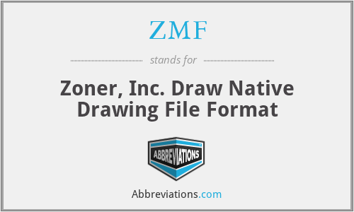 ZMF - Zoner, Inc. Draw Native Drawing File Format