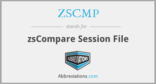 ZSCMP - zsCompare Session File