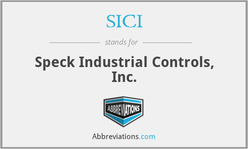 SICI - Speck Industrial Controls, Inc.