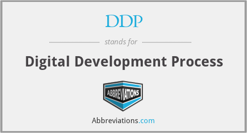 DDP - Digital Development Process