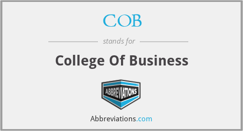 COB - College Of Business