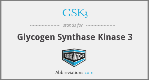 GSK3 - Glycogen Synthase Kinase 3