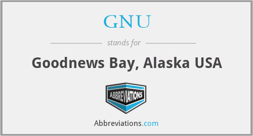 GNU - Goodnews Bay, Alaska USA