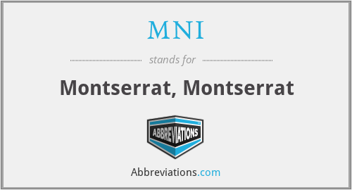 MNI - Montserrat, Montserrat