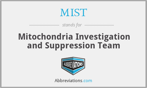 MIST - Mitochondria Investigation and Suppression Team