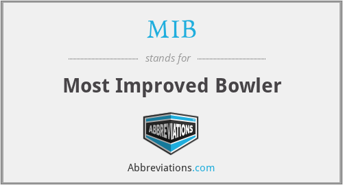 MIB - Most Improved Bowler