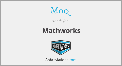 Moq - Mathworks
