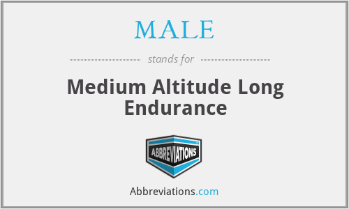 MALE - Medium Altitude Long Endurance