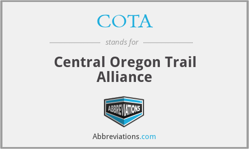 COTA - Central Oregon Trail Alliance