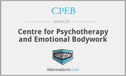 CPEB - Centre for Psychotherapy and Emotional Bodywork