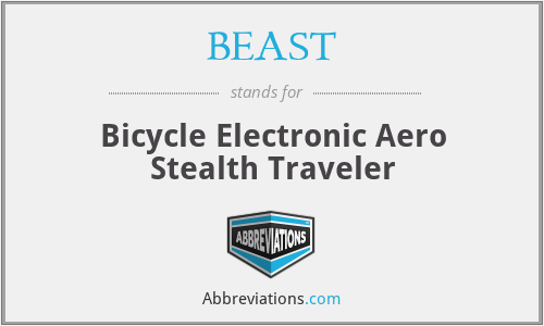 BEAST - Bicycle Electronic Aero Stealth Traveler