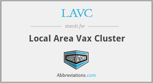 LAVC - Local Area Vax Cluster