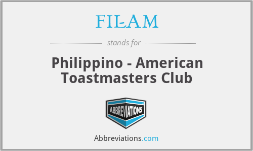 FIL-AM - Philippino - American Toastmasters Club