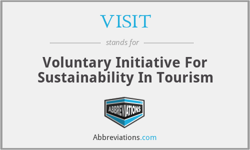VISIT - Voluntary Initiative For Sustainability In Tourism