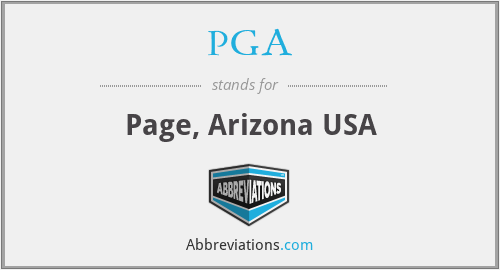 PGA - Page, Arizona USA