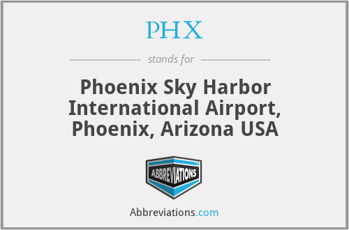 PHX - Phoenix Sky Harbor International Airport, Phoenix, Arizona USA