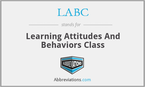 LABC - Learning Attitudes And Behaviors Class