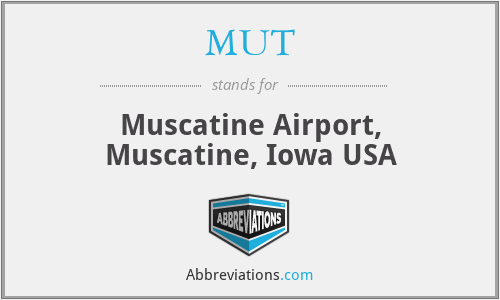 MUT - Muscatine Airport, Muscatine, Iowa USA