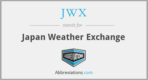 JWX - Japan Weather Exchange