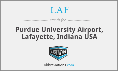 LAF - Purdue University Airport, Lafayette, Indiana USA