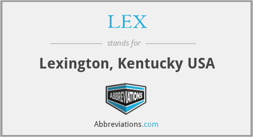 LEX - Lexington, Kentucky USA