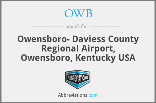 OWB - Owensboro- Daviess County Regional Airport, Owensboro, Kentucky USA