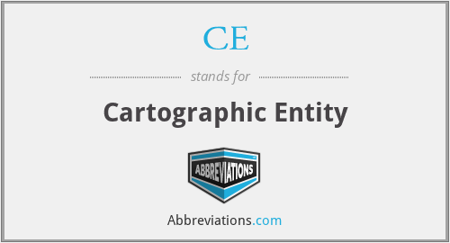 CE - Cartographic Entity