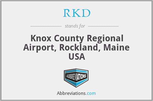 RKD - Knox County Regional Airport, Rockland, Maine USA