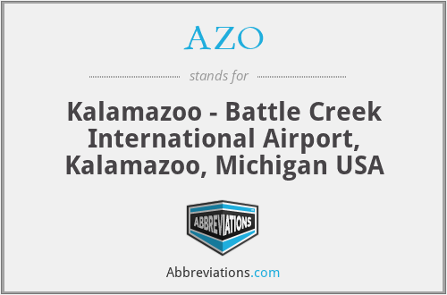 AZO - Kalamazoo - Battle Creek International Airport, Kalamazoo, Michigan USA
